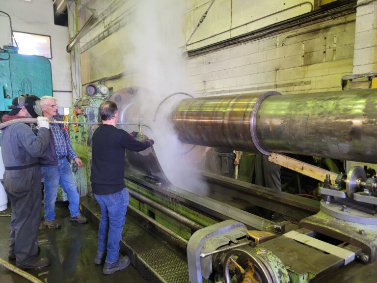 C Class Ferry Shaft – Installing Liner