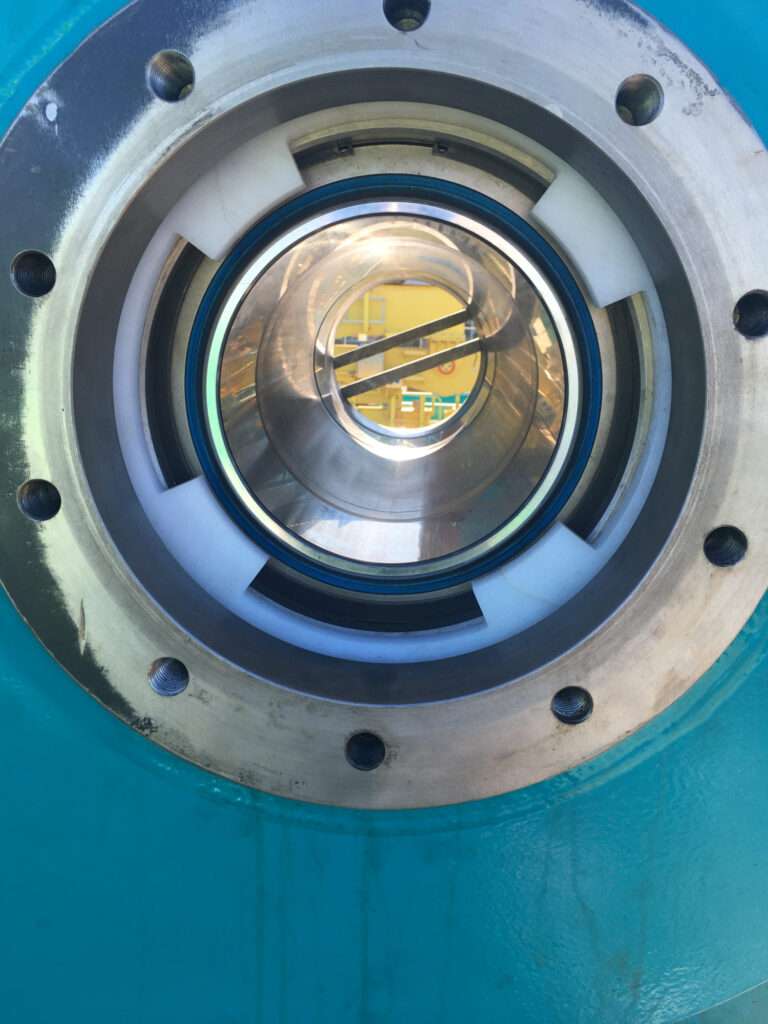 Stacker Reclaimer – Alignment of Boom-Lug Connection for Pin Installation