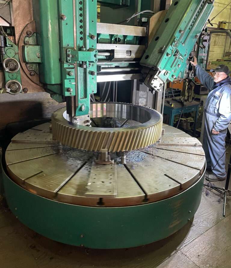 57” Dia. Bull Gear – Boring Inner Diameter