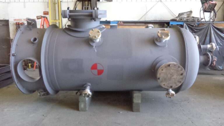 Condensate Flash Drum – Preparing for Paint